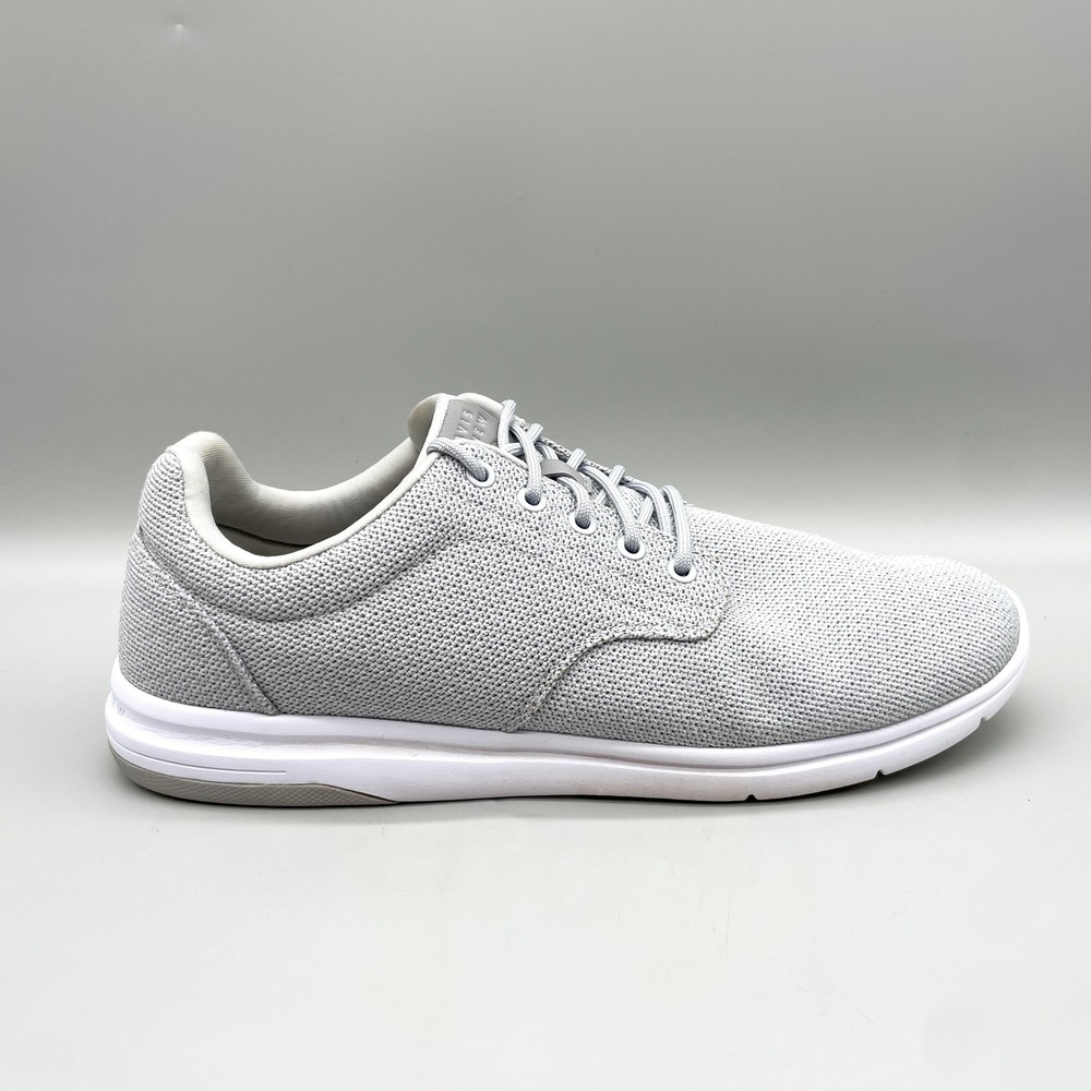 Travis Mathew Mens 13 The Daily Knit Sneakers Grey Casual Preppy Golf Comfort